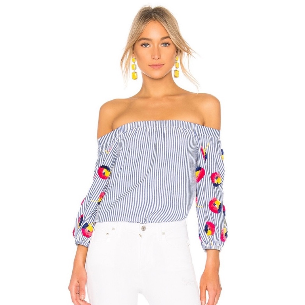 Tanya Taylor- Michelle off the shoulder top. Size 0